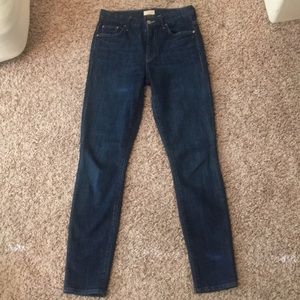 Mother jeans, high waisted looker size 25